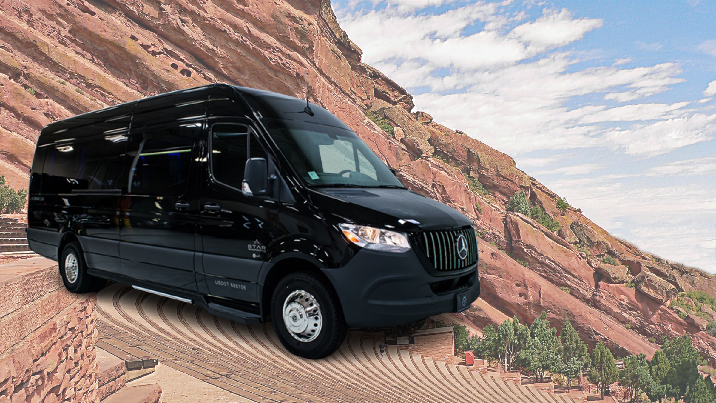 Private vehicle option for Red Rocks transportation