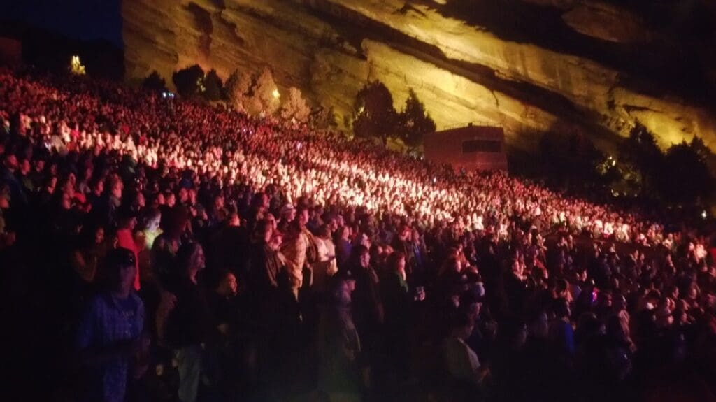 Red Rocks Amphitheater Crowd